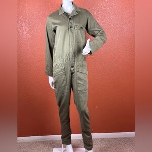AG Adriano Goldschmied Rhoda Utility Jumpsuit Romper Unitard Small. A6
